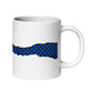 McEnroe Blue Check mug - Game Yarns