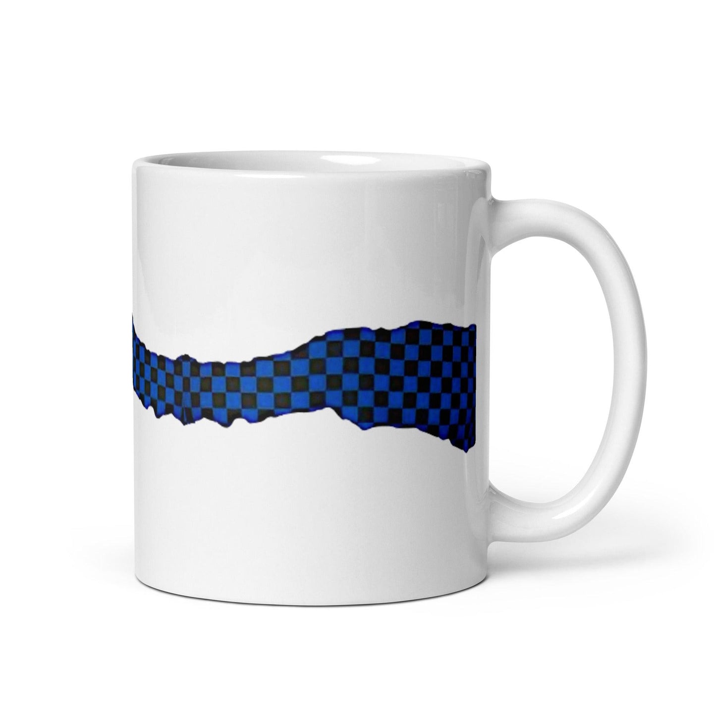 McEnroe Blue Check mug - Game Yarns