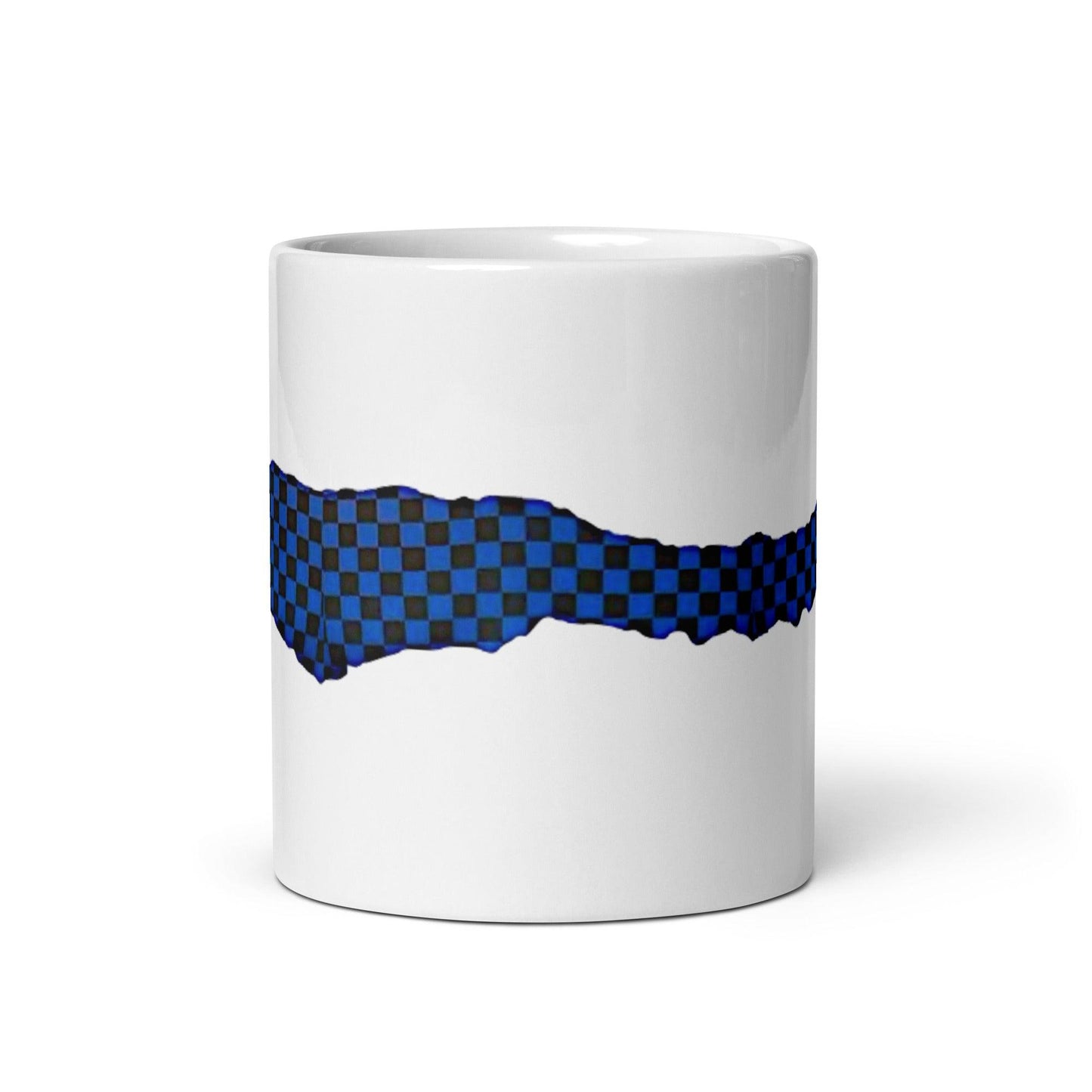 McEnroe Blue Check mug - Game Yarns