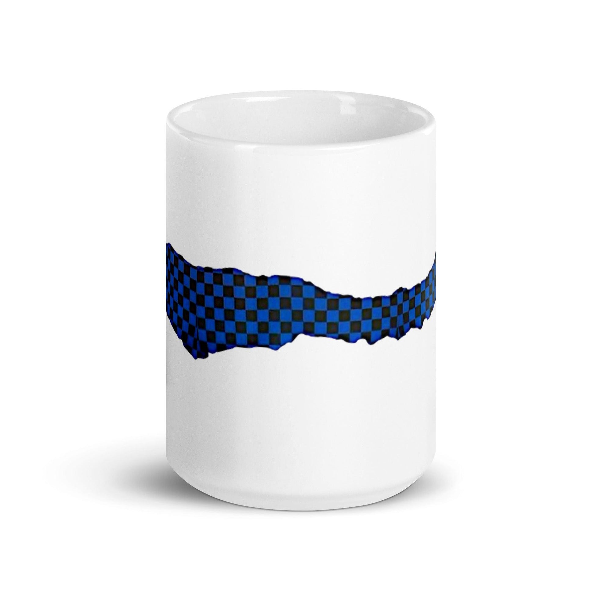 McEnroe Blue Check mug - Game Yarns