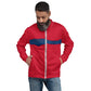 McEnroe Blue Check Red Bomber Jacket - Game Yarns