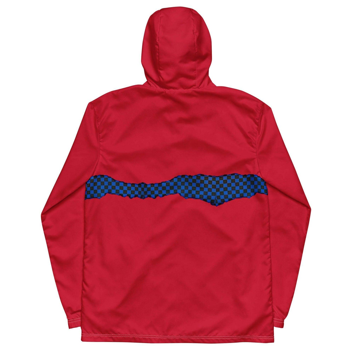 McEnroe Blue Check Red Windbreaker - Game Yarns