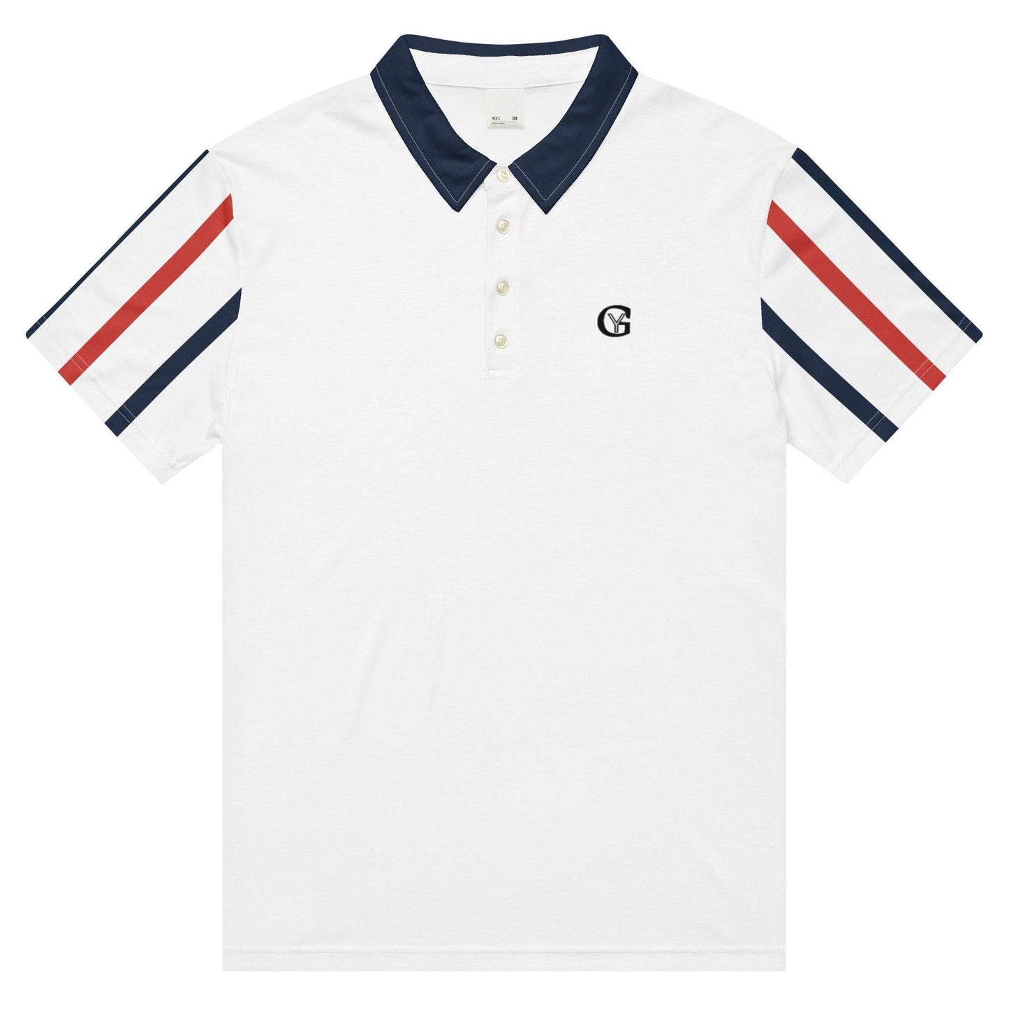 McEnroe Blue Red Blow 1980 Polo Shirt - Game Yarns