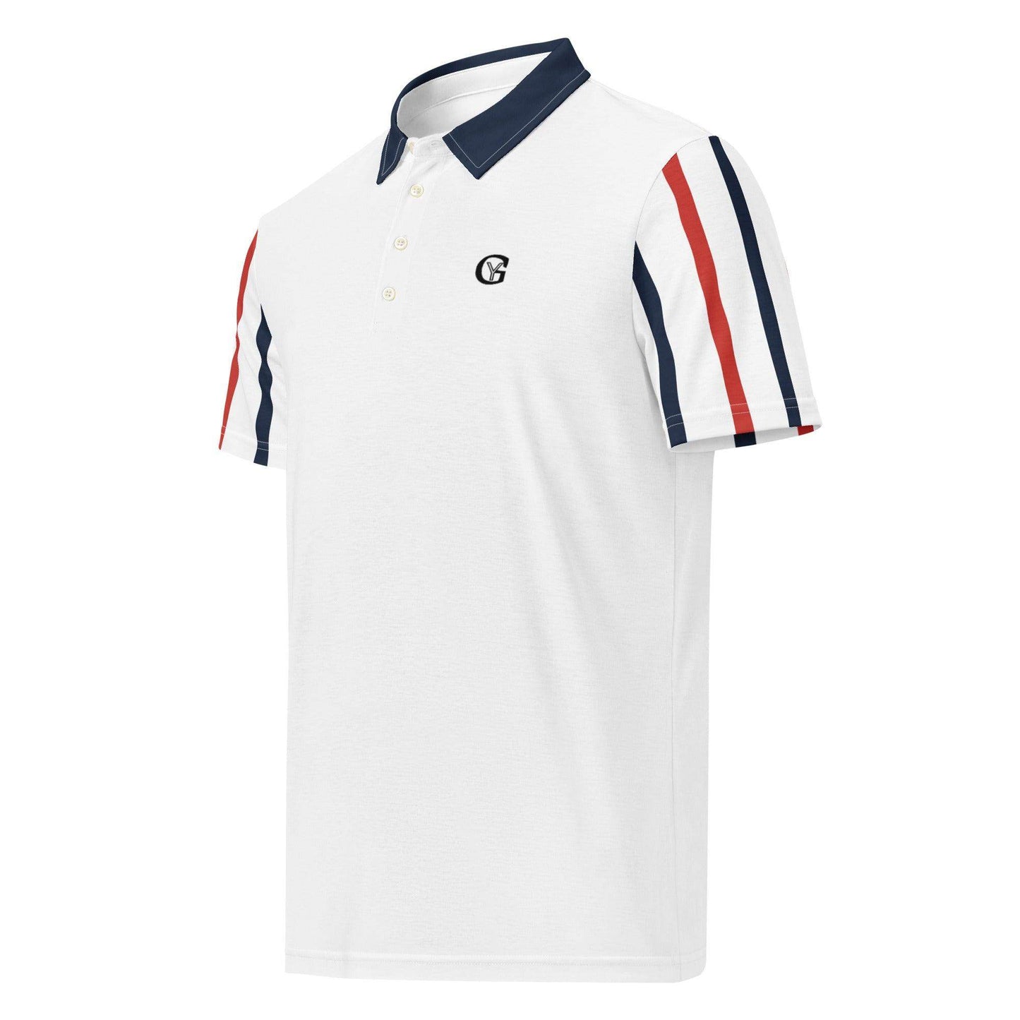 McEnroe Blue Red Blow 1980 Polo Shirt - Game Yarns