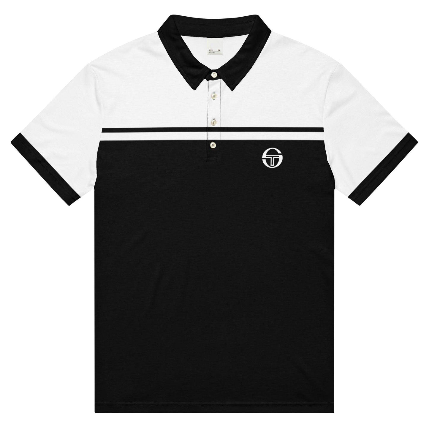 McEnroe New Young Line Black Polo Shirt - Game Yarns