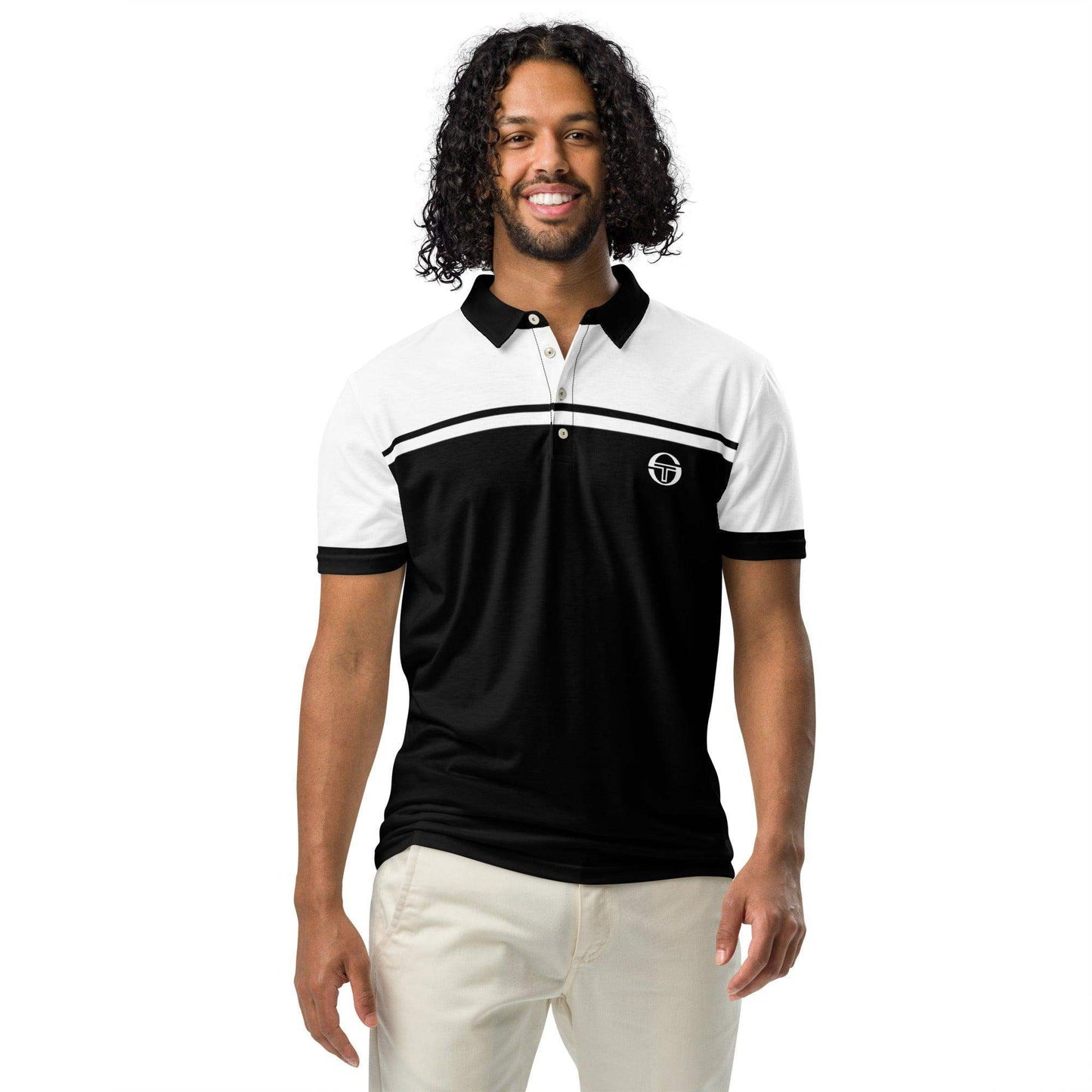 McEnroe New Young Line Black Polo Shirt - Game Yarns