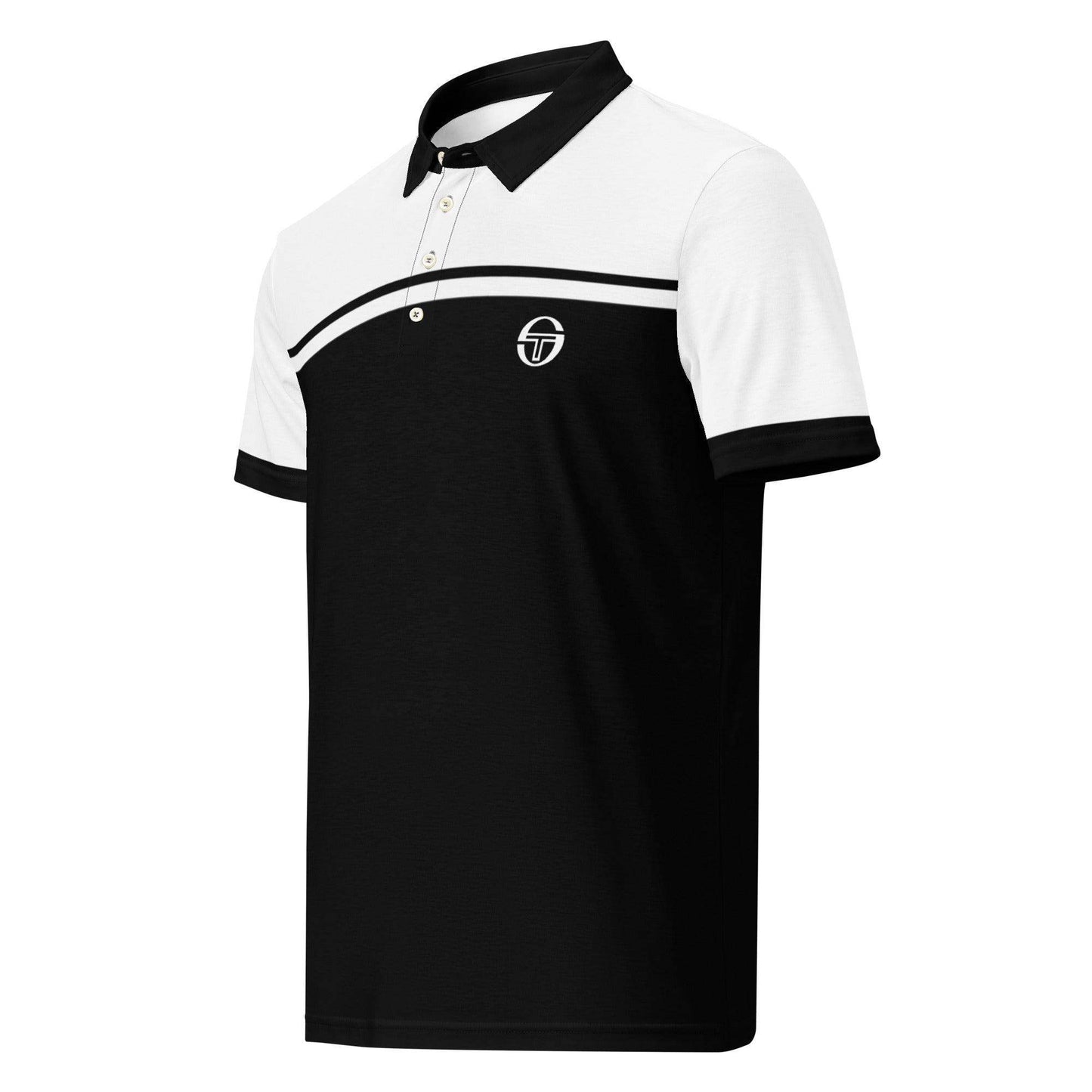 McEnroe New Young Line Black Polo Shirt - Game Yarns