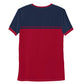 McEnroe New Young Line Blue Burgundy Athletic T-shirt - Game Yarns