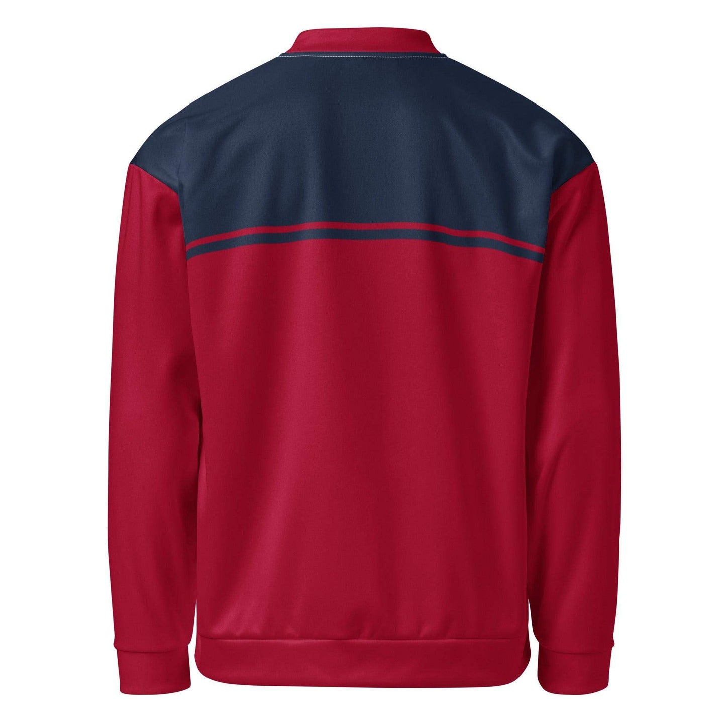 McEnroe New Young Line Blue Burgundy Bomber Jacket - Game Yarns