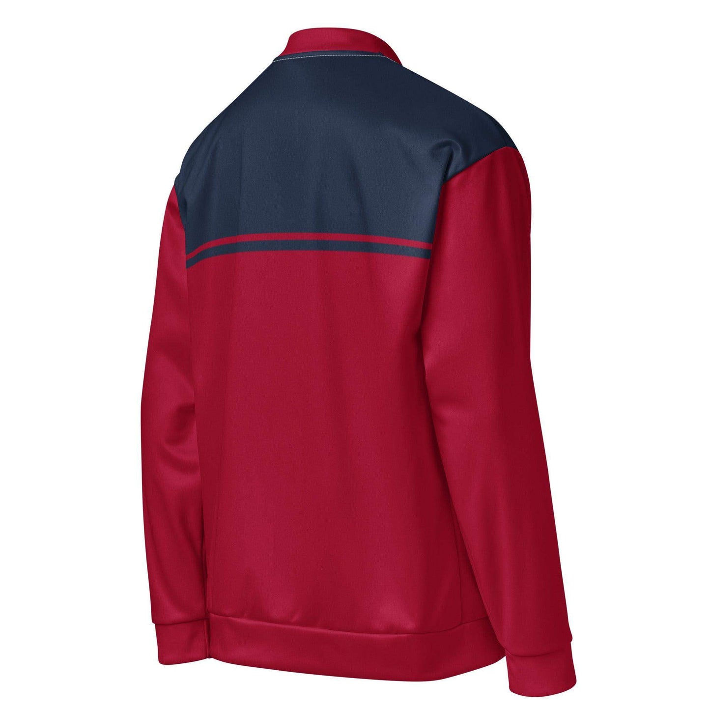 McEnroe New Young Line Blue Burgundy Bomber Jacket - Game Yarns