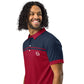 McEnroe New Young Line Blue Burgundy Polo Shirt - Game Yarns