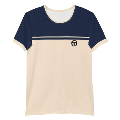 McEnroe New Young Line Blue Champagne Athletic T-shirt - Game Yarns