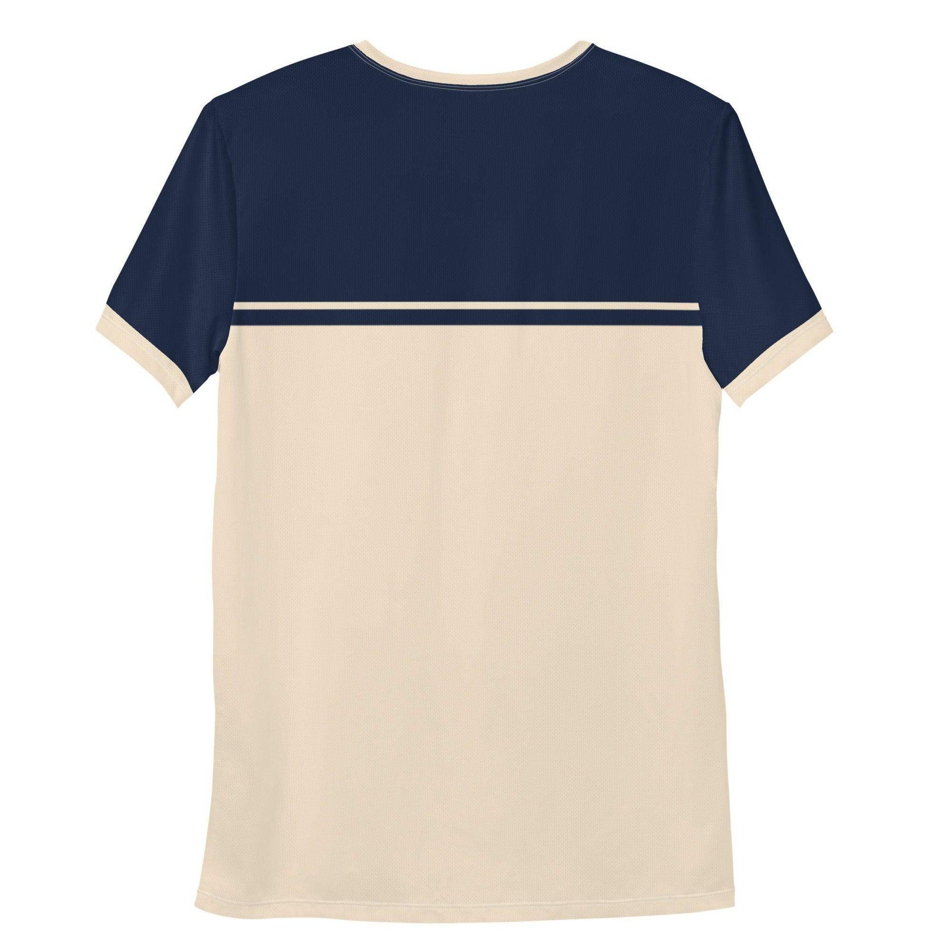 McEnroe New Young Line Blue Champagne Athletic T-shirt - Game Yarns