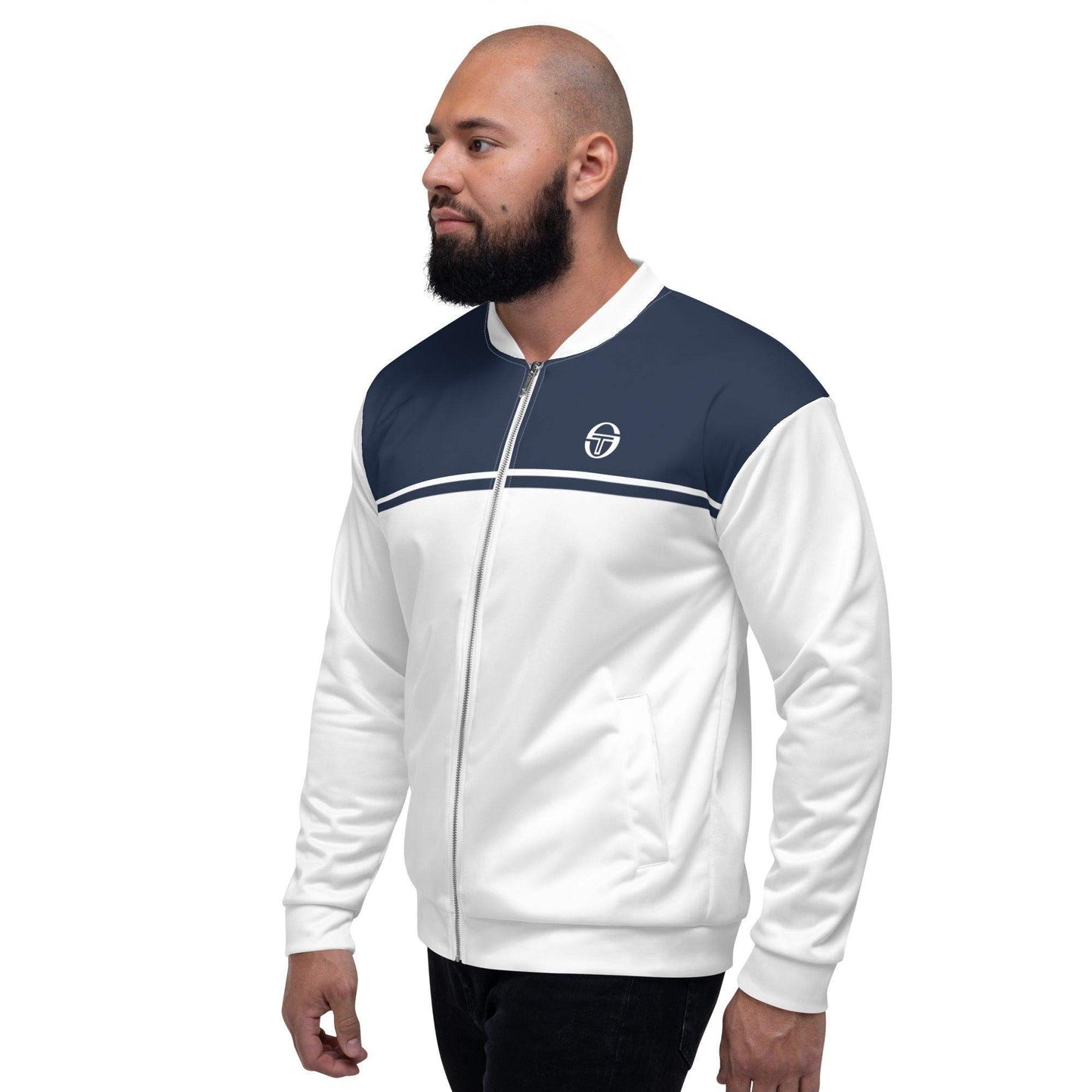 McEnroe New Young Line Dark Blue Bomber Jacket - Game Yarns