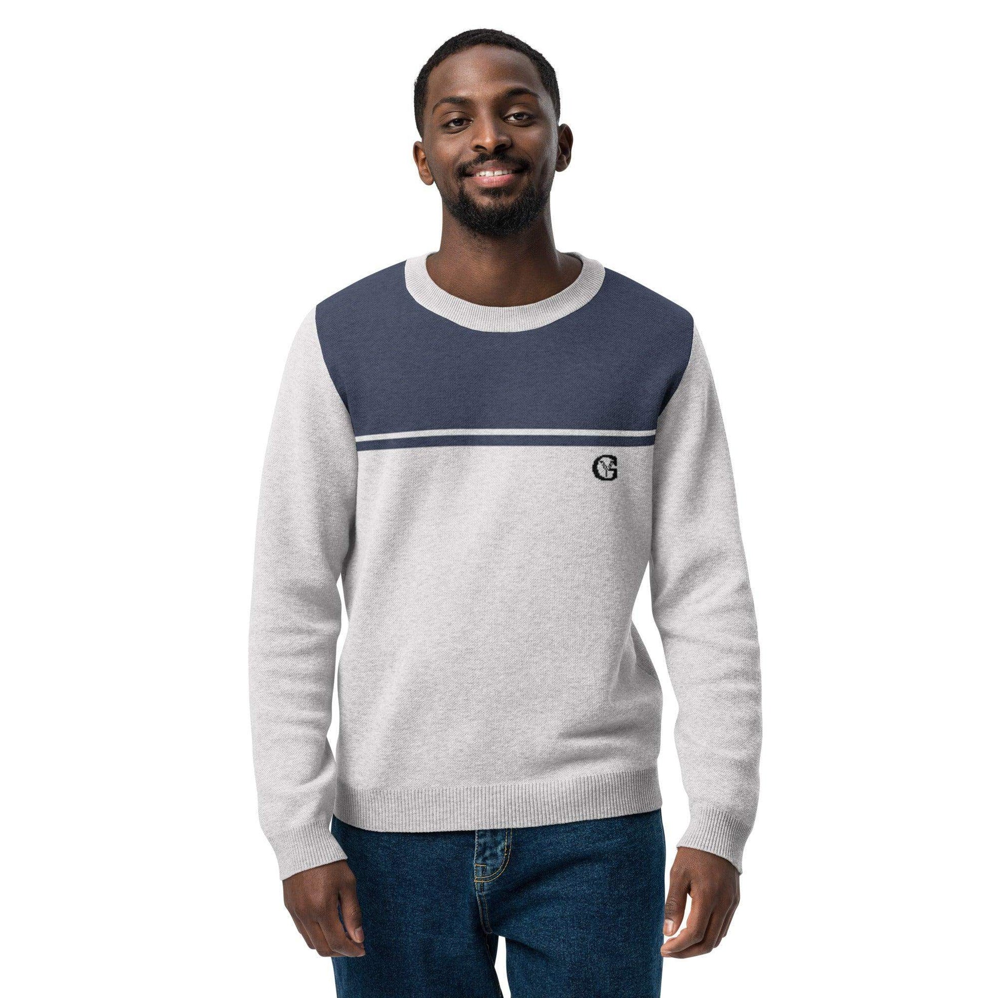 McEnroe New Young Line Dark Blue Knitted Sweater - Game Yarns