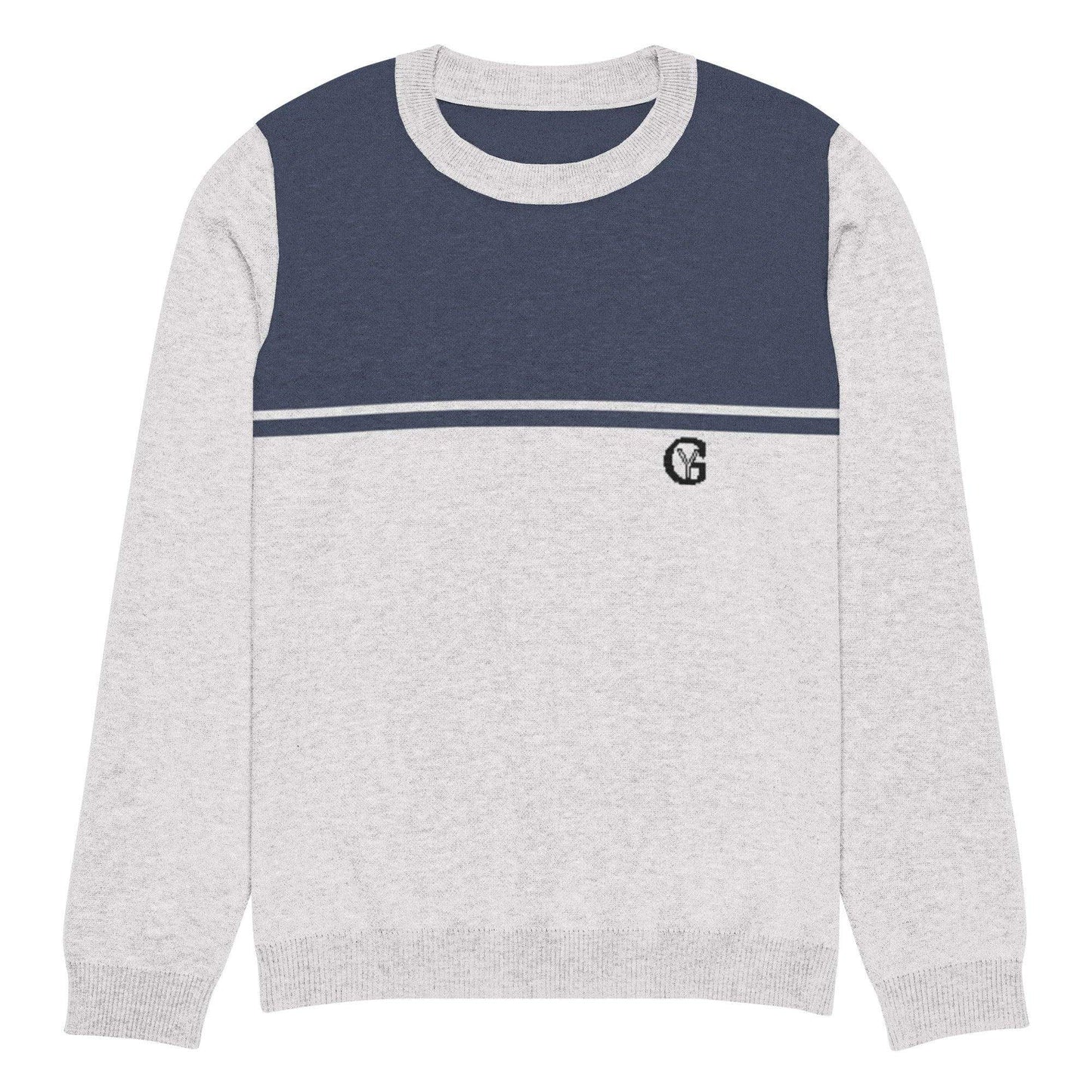 McEnroe New Young Line Dark Blue Knitted Sweater - Game Yarns