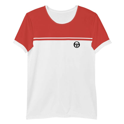 McEnroe New Young Line Red Athletic T-shirt - Game Yarns