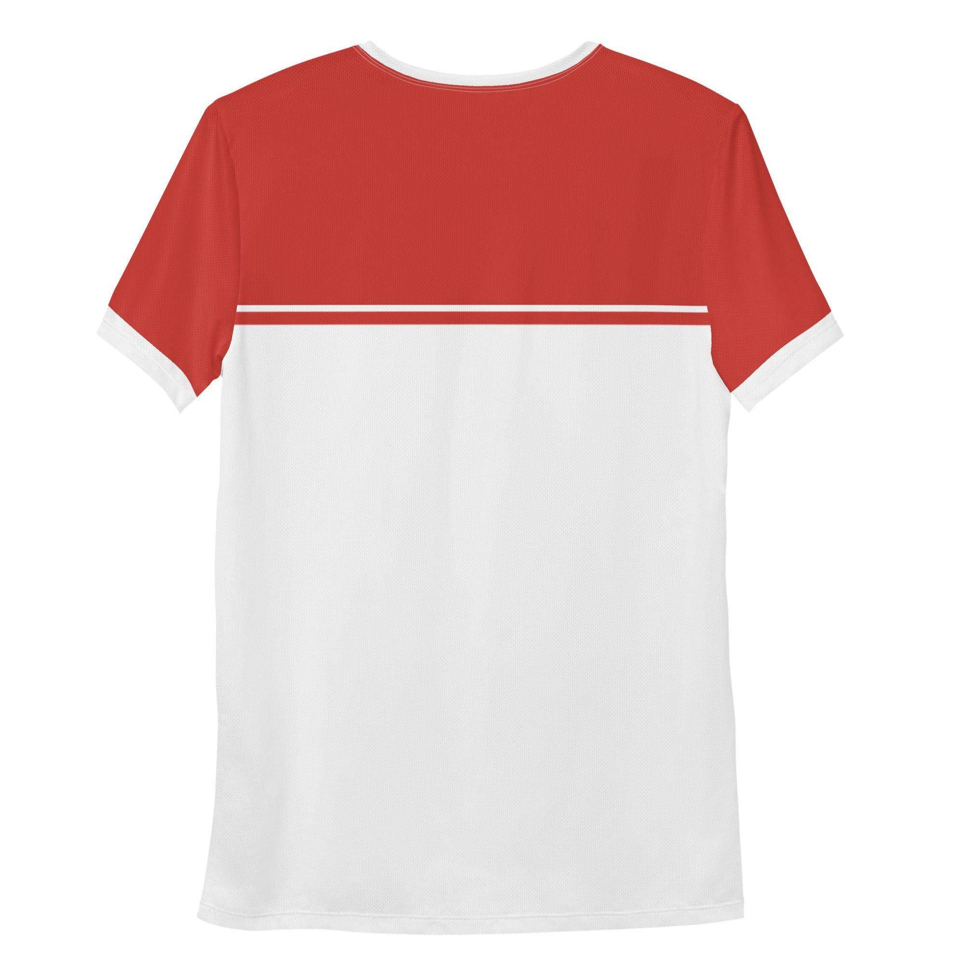 McEnroe New Young Line Red Athletic T-shirt - Game Yarns