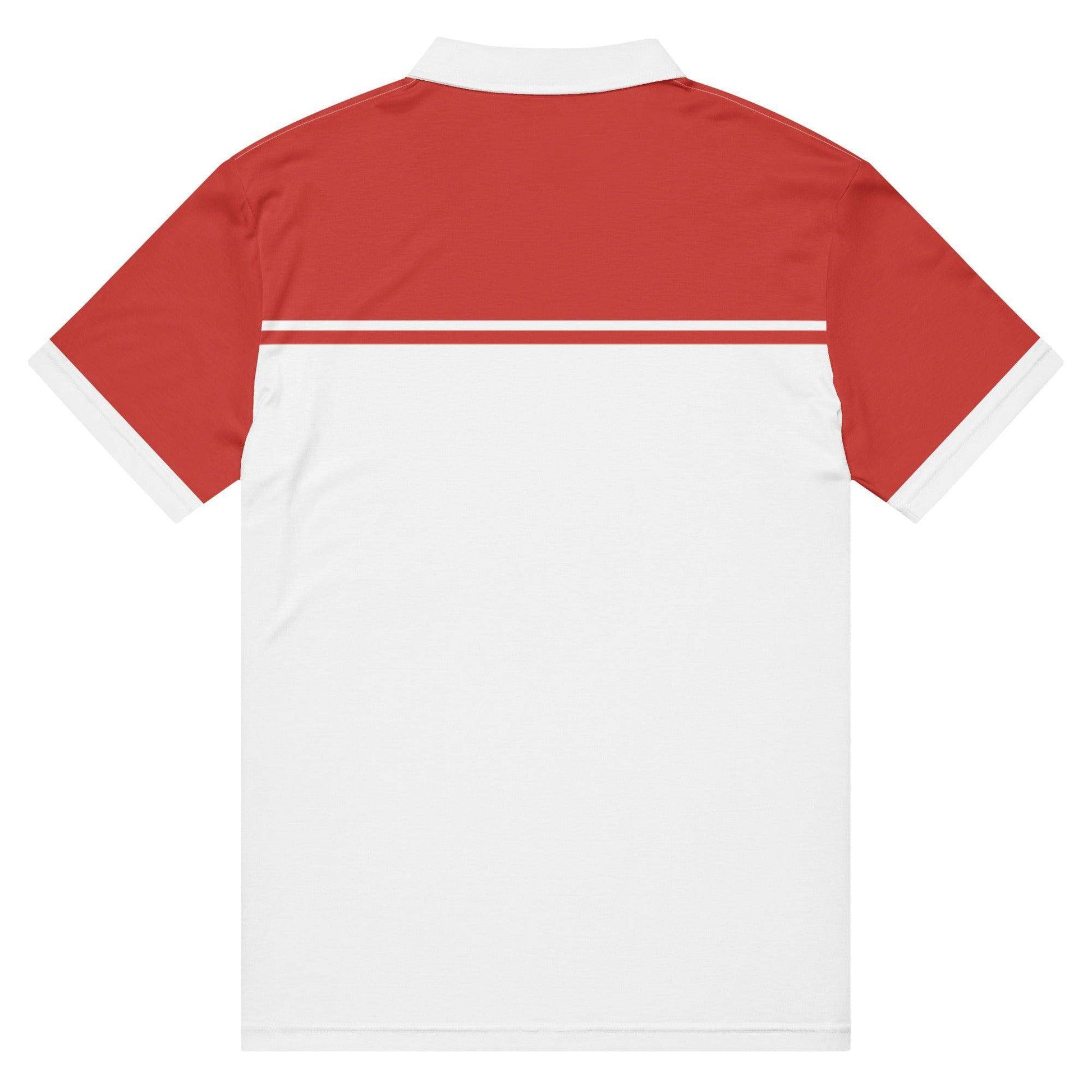 McEnroe New Young Line Red Polo Shirt - Game Yarns