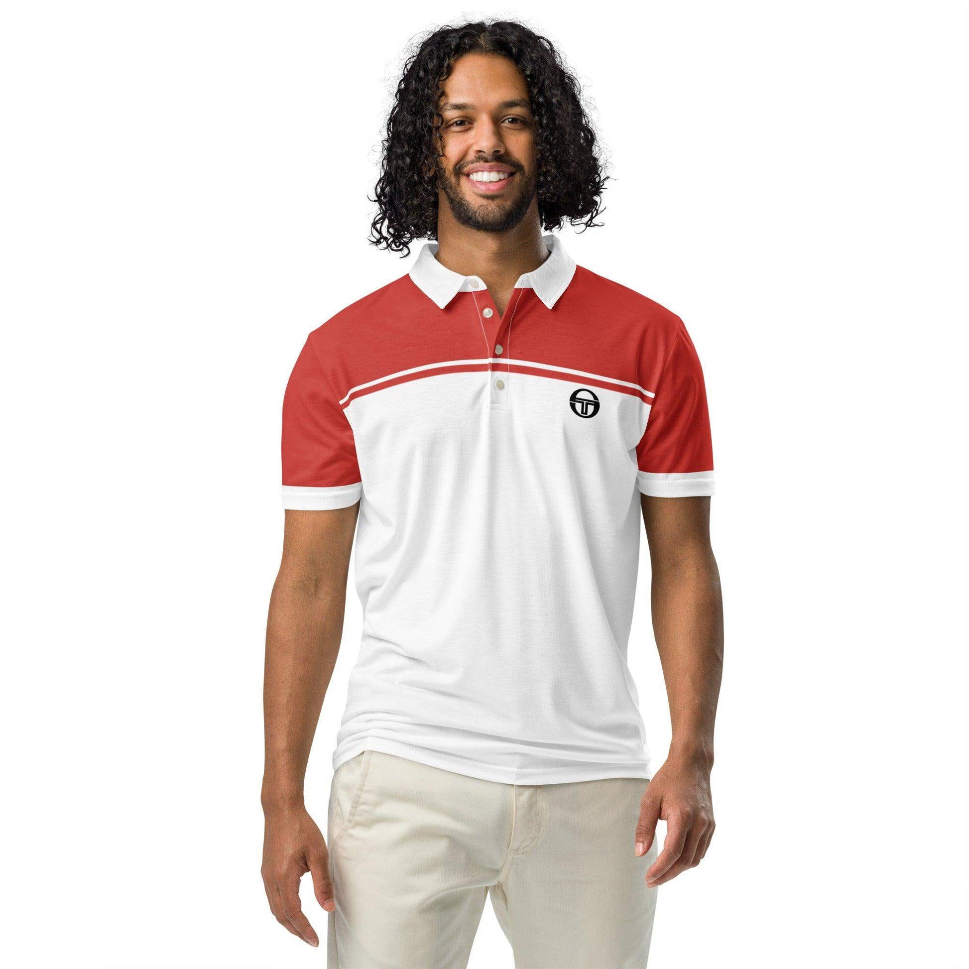 McEnroe New Young Line Red Polo Shirt - Game Yarns