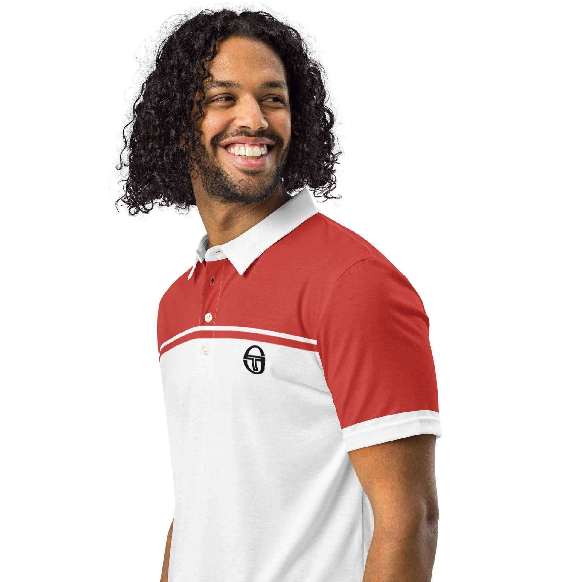 McEnroe New Young Line Red Polo Shirt - Game Yarns