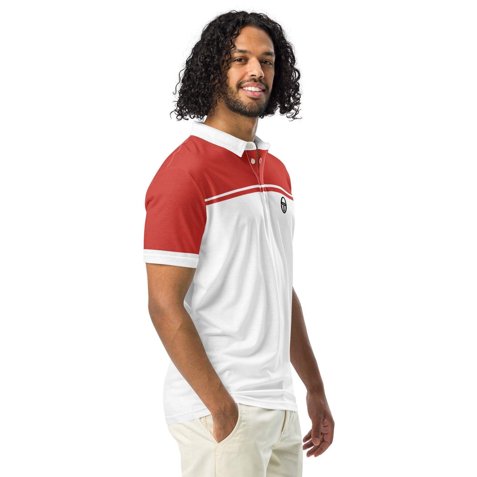 McEnroe New Young Line Red Polo Shirt - Game Yarns