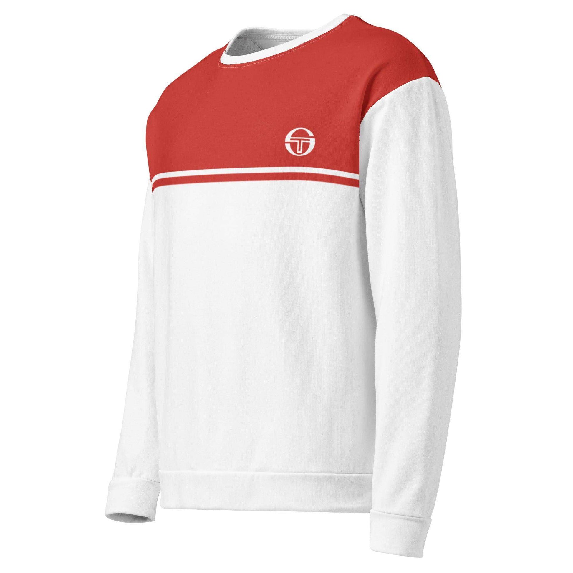 McEnroe New Young Line Red Sweatshirt - Game Yarns