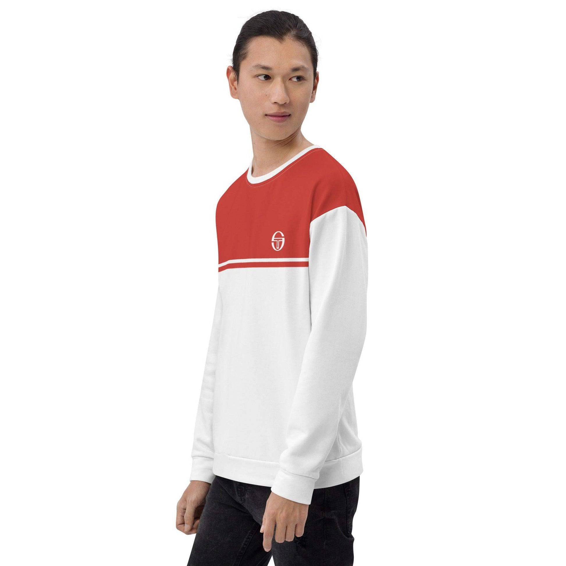 McEnroe New Young Line Red Sweatshirt - Game Yarns