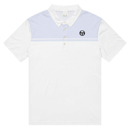 McEnroe New Young Line Silver Blue Polo Shirt - Game Yarns