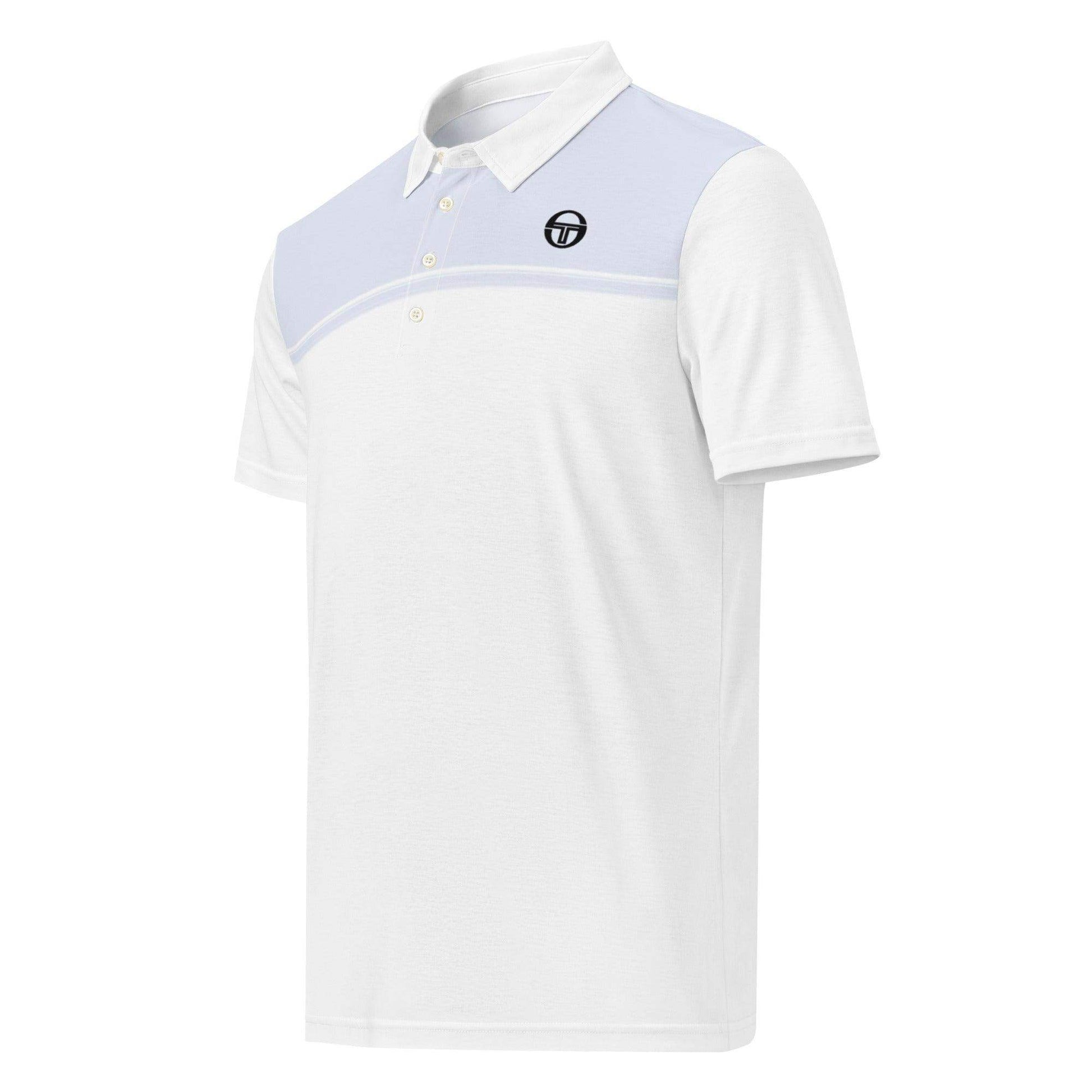 McEnroe New Young Line Silver Blue Polo Shirt - Game Yarns