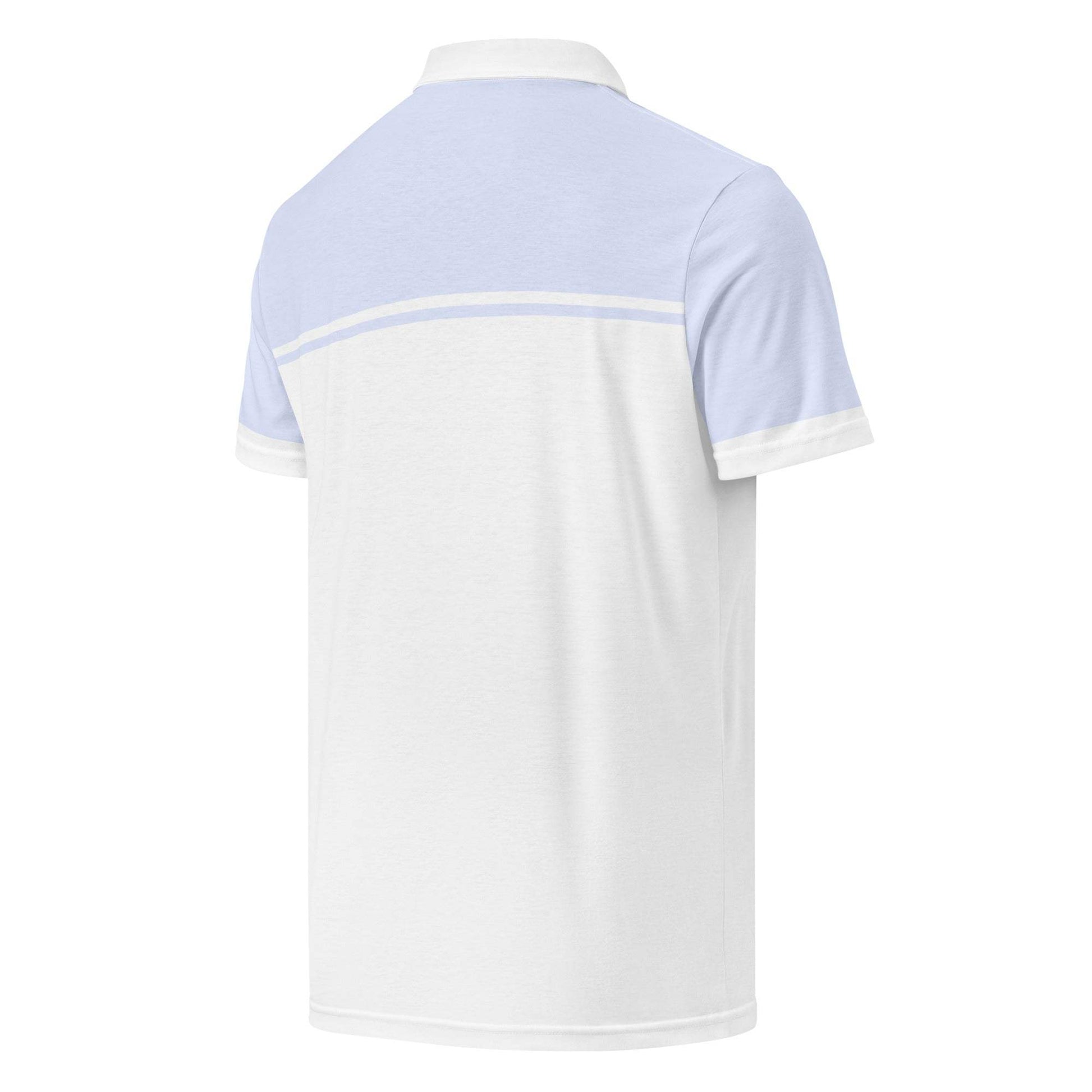 McEnroe New Young Line Silver Blue with Sleeves Polo Shirt - Game Yarns