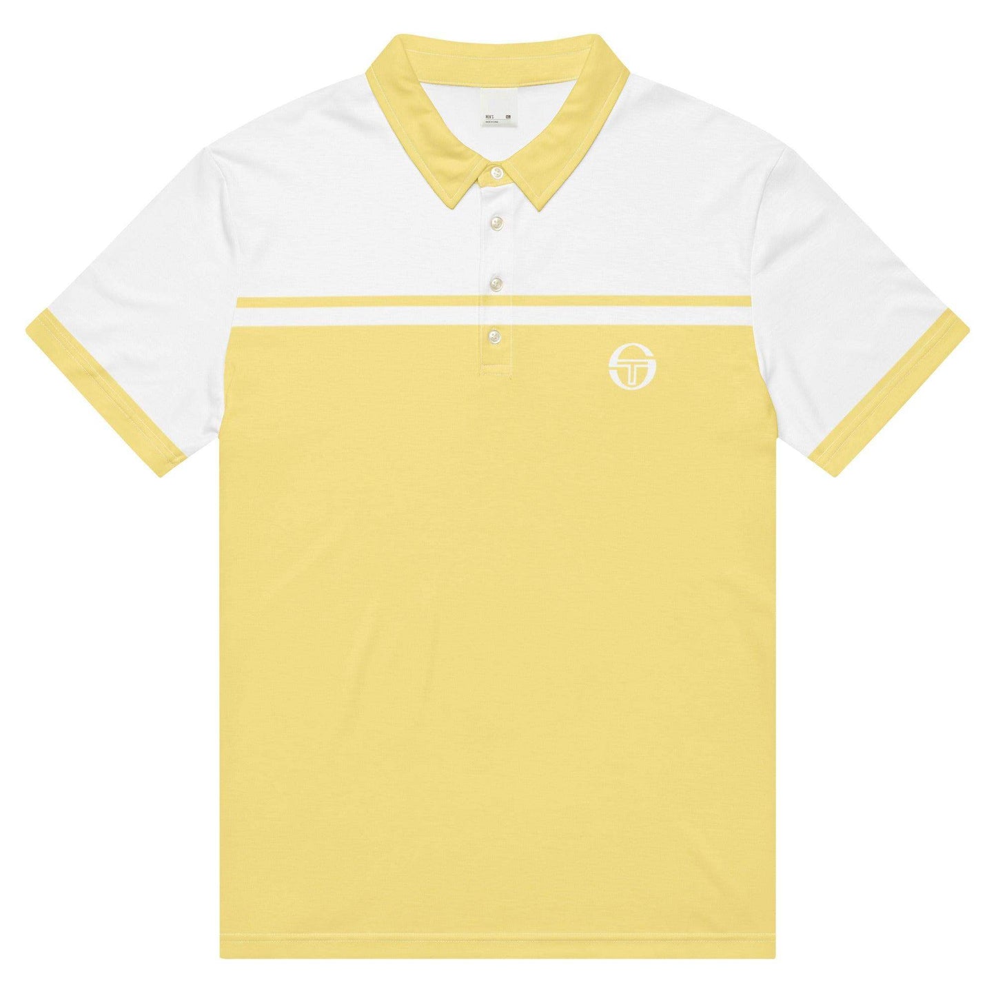 McEnroe New Young Line Yellow White Polo Shirt - Game Yarns