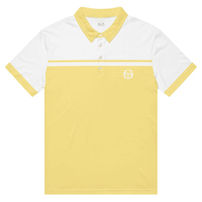 McEnroe New Young Line Yellow White Polo Shirt - Game Yarns