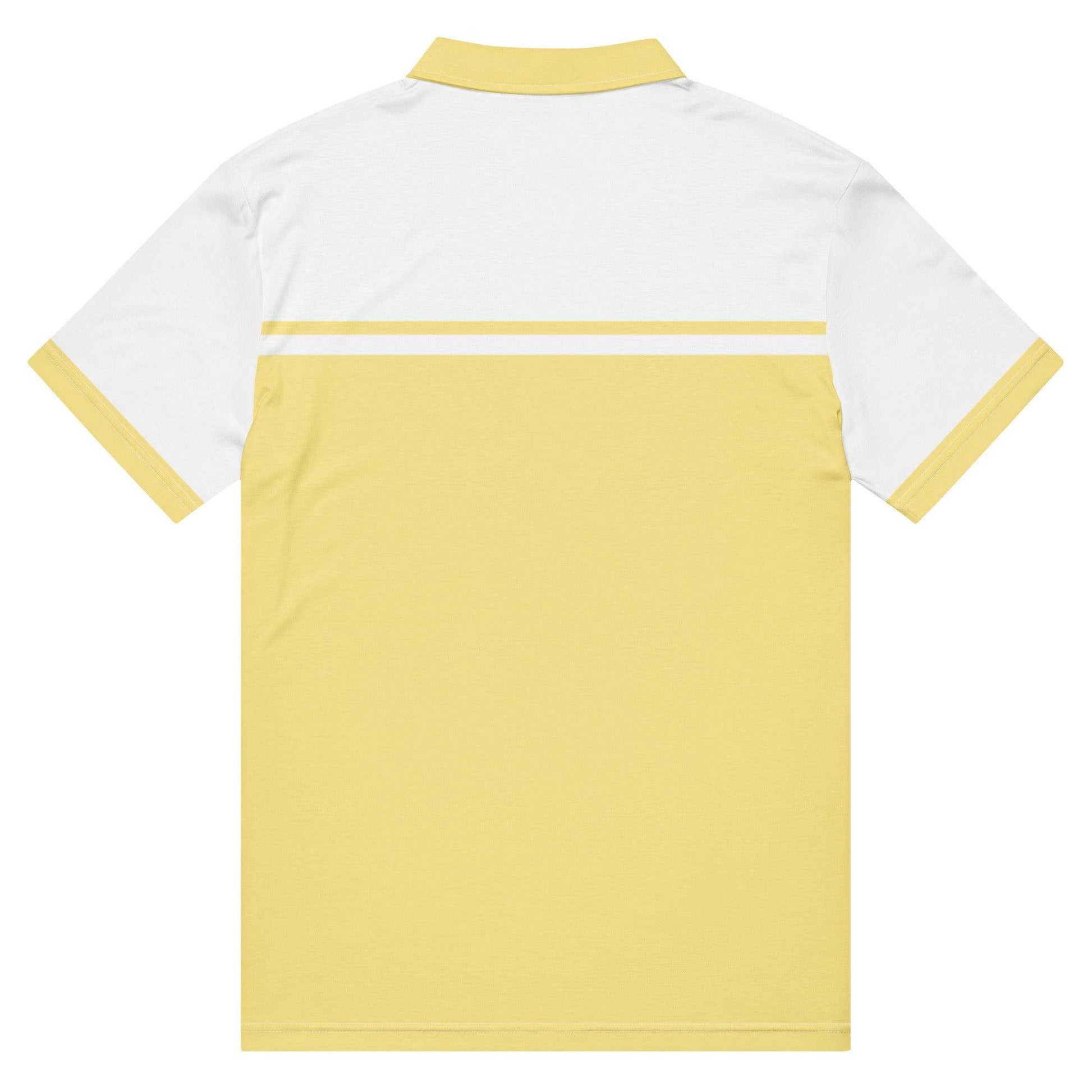 McEnroe New Young Line Yellow White Polo Shirt - Game Yarns