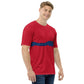 McEnroe Red Blue Check T-shirt - Game Yarns