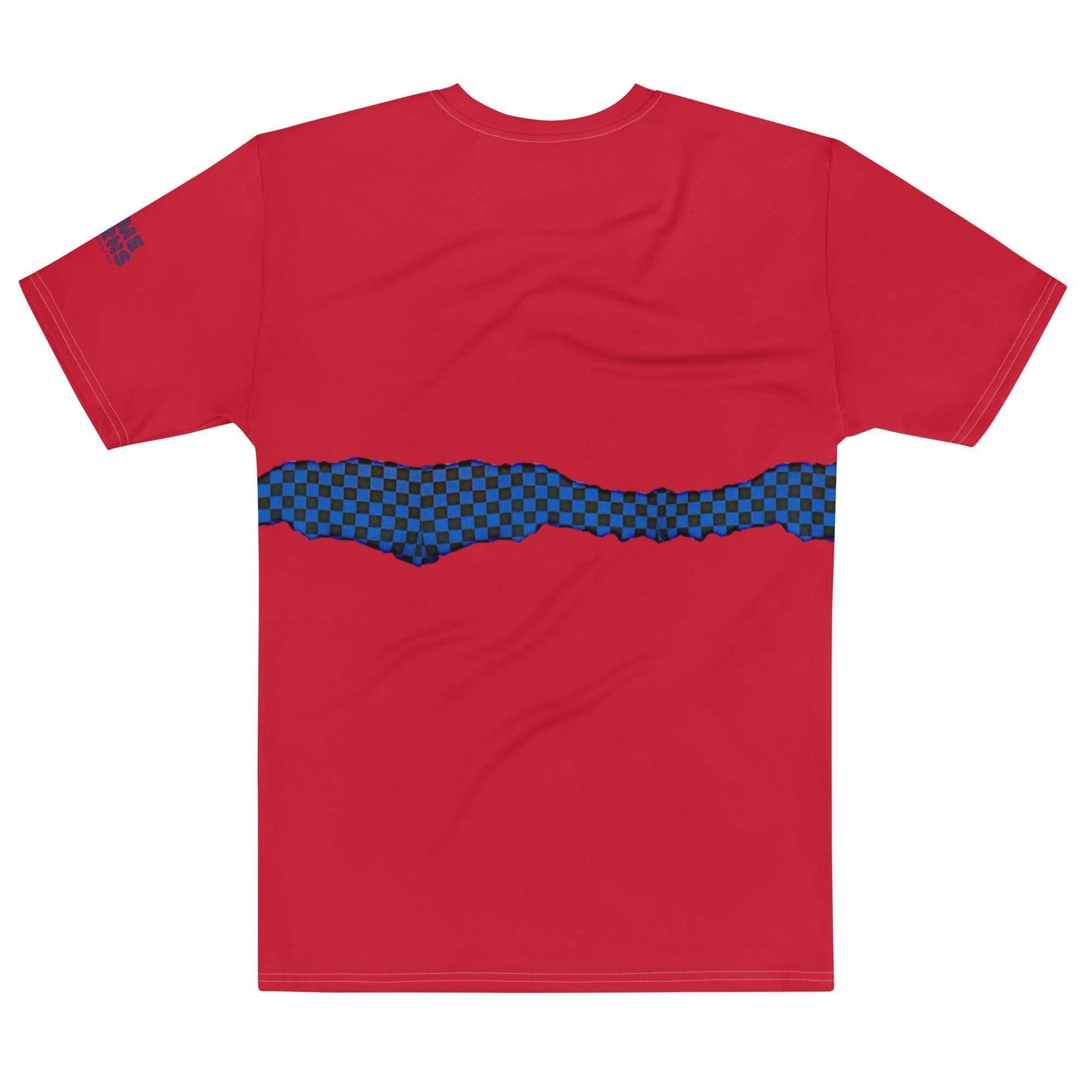 McEnroe Red Blue Check T-shirt - Game Yarns