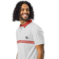 McEnroe Supermac Grey Red Polo Shirt - Game Yarns