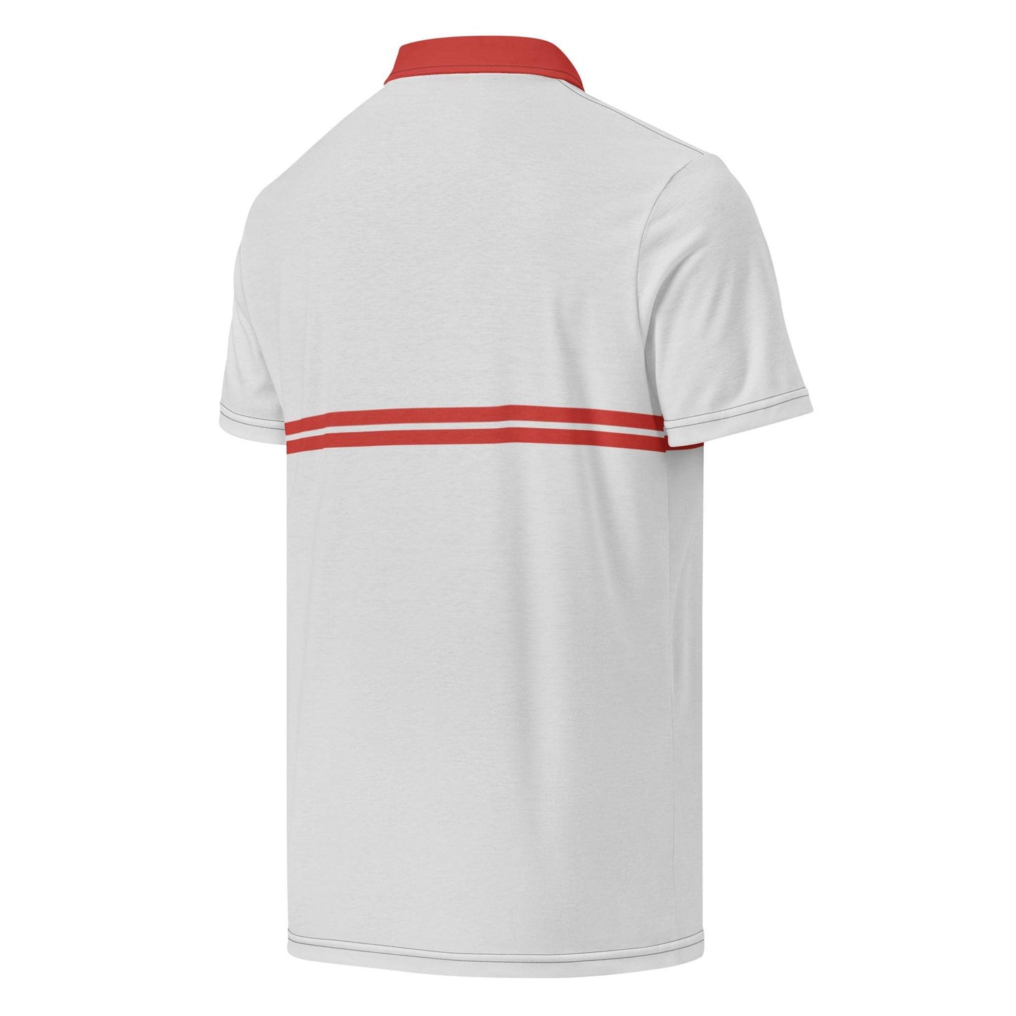 McEnroe Supermac Grey Red Polo Shirt - Game Yarns