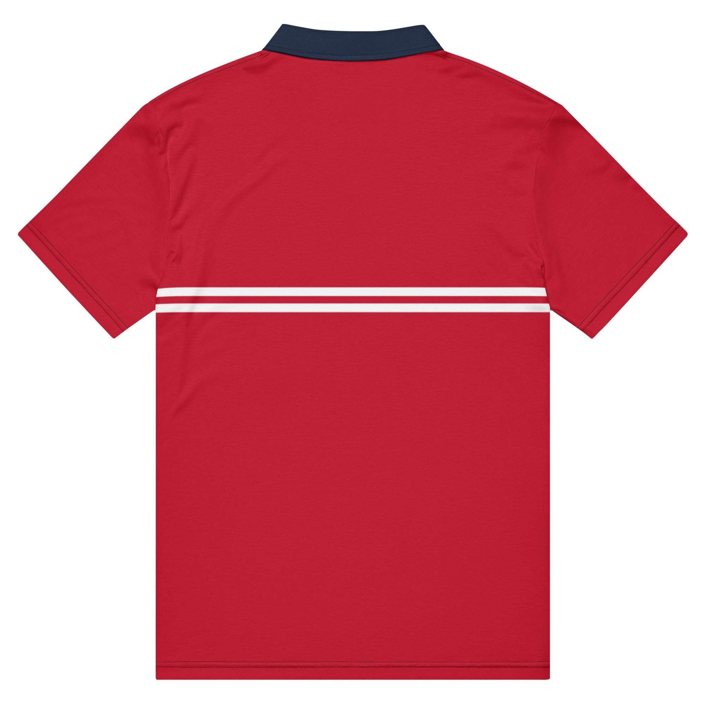 McEnroe Supermac Red White Blue Polo Shirt - Game Yarns