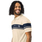 McEnroe Young Line Dark Blue Champagne Polo Shirt - Game Yarns