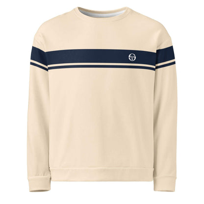 McEnroe Young Line Dark Blue Champagne Sweatshirt - Game Yarns