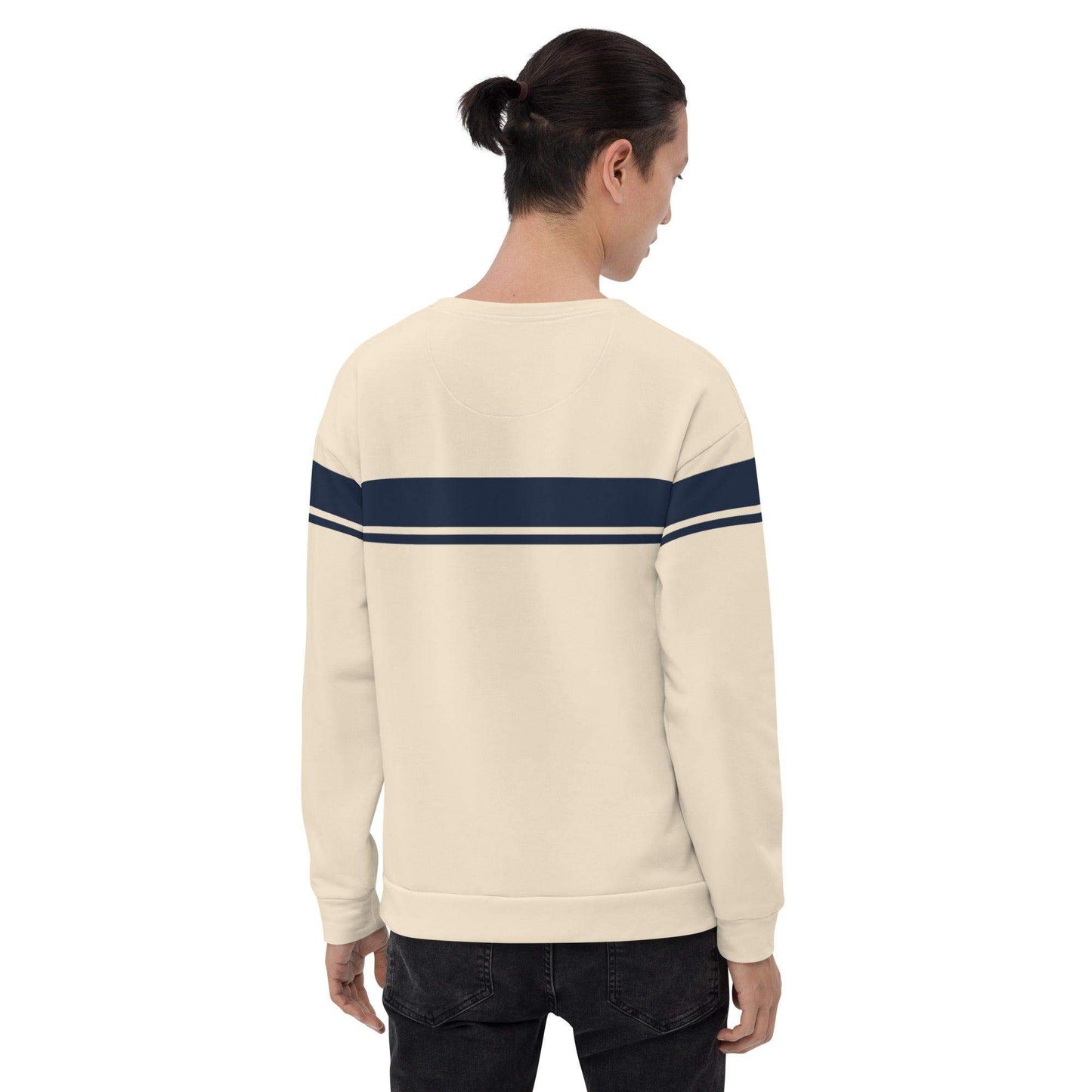 McEnroe Young Line Dark Blue Champagne Sweatshirt - Game Yarns