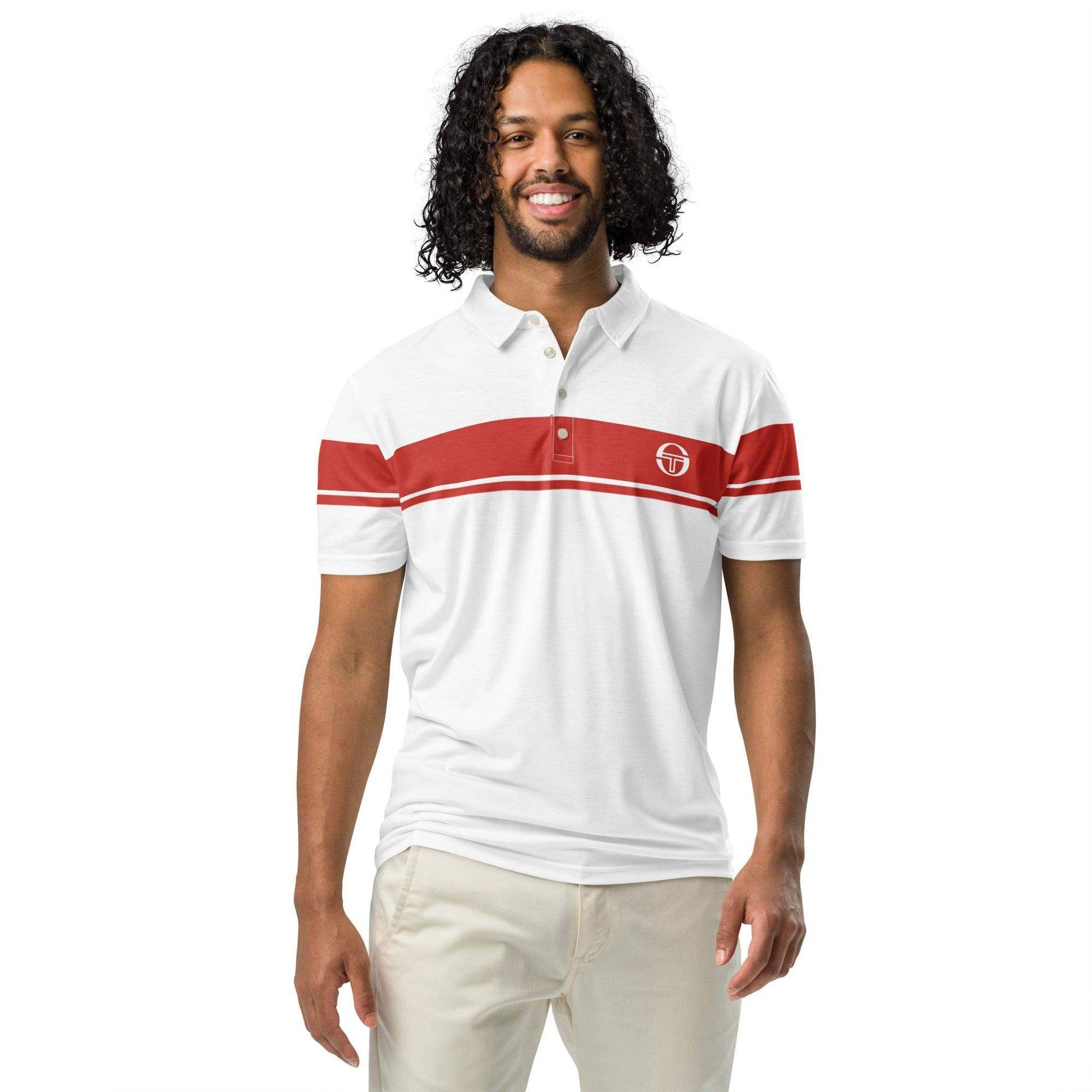 McEnroe Young Line Red Polo Shirt - Game Yarns