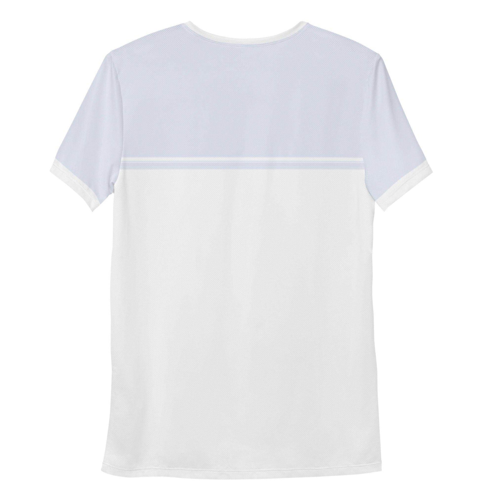 McEnroe Young Line Silver Blue Athletic T-shirt - Game Yarns