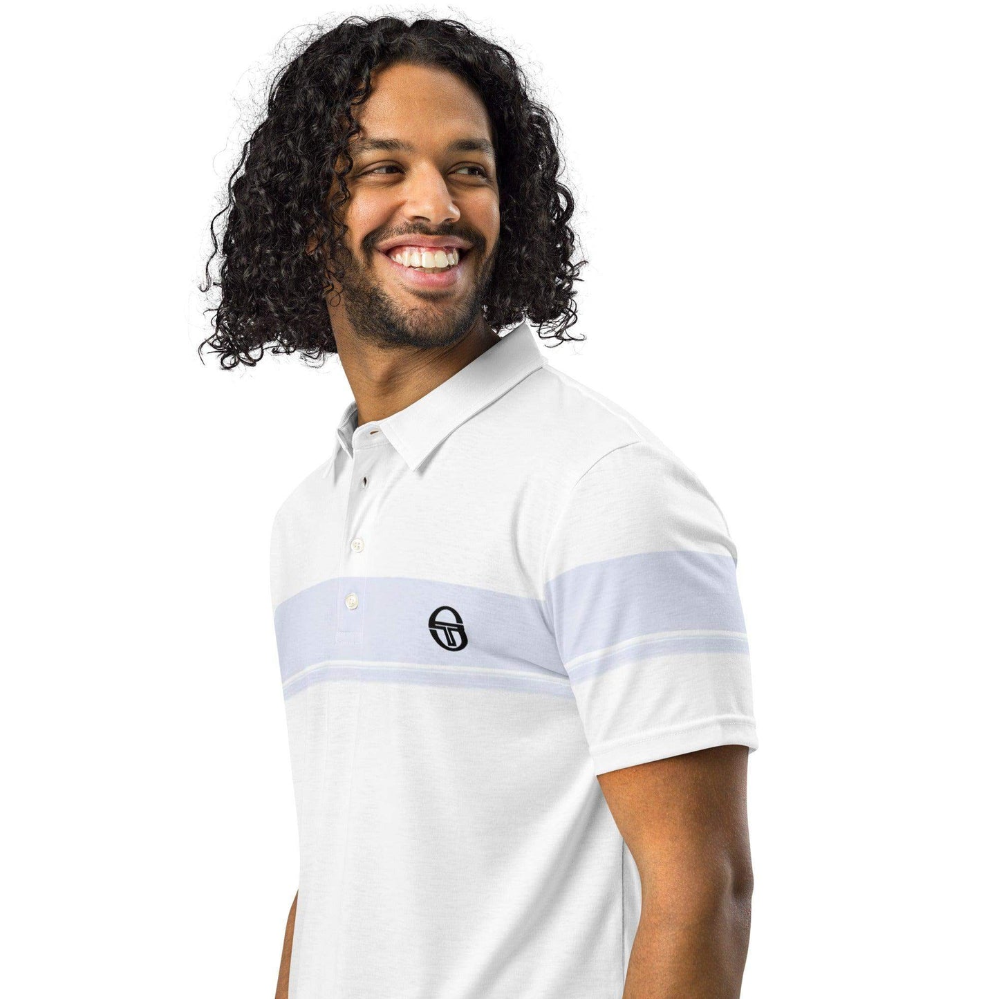 McEnroe Young Line Silver Blue Polo Shirt - Game Yarns