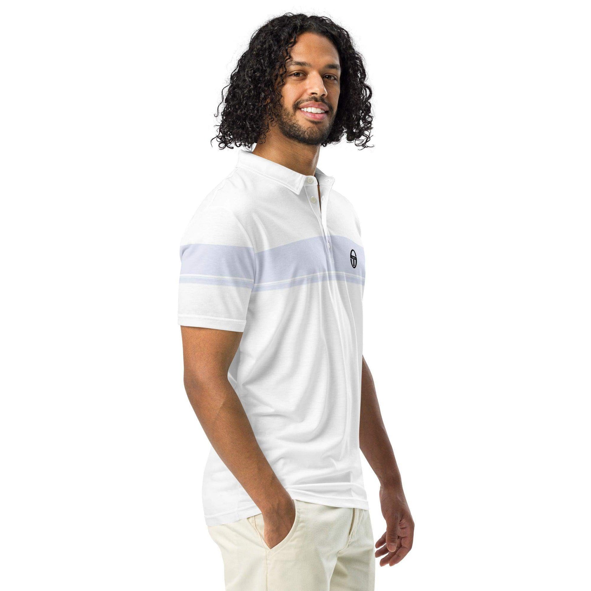 McEnroe Young Line Silver Blue Polo Shirt - Game Yarns