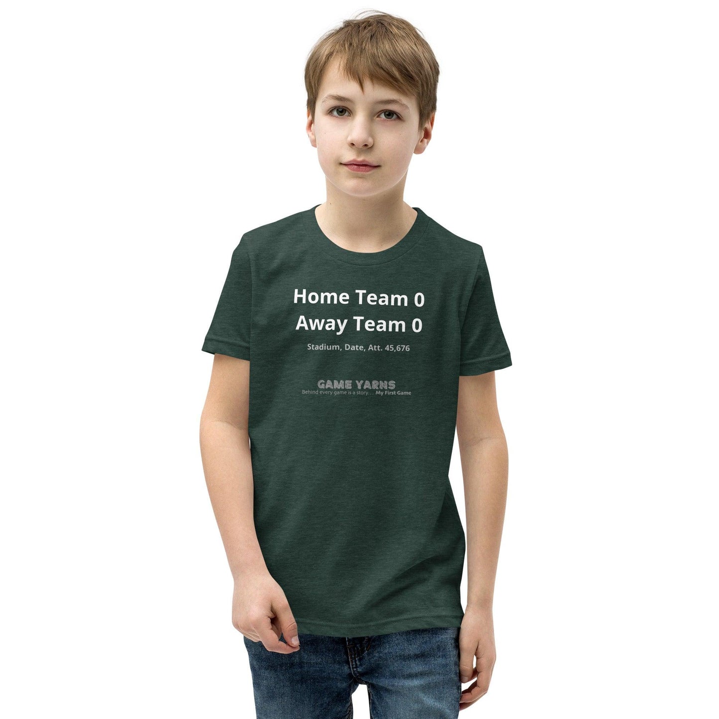 My First Game Kids T-Shirt PERSONALISE - Game Yarns