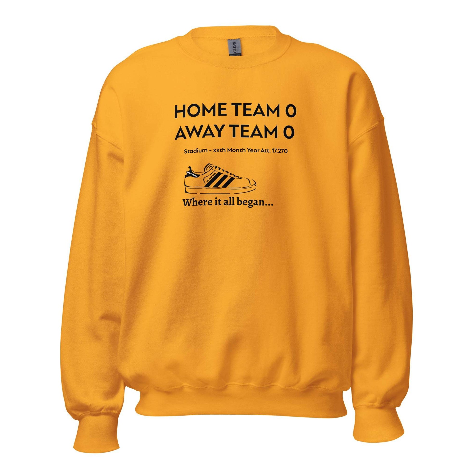 My First Game Sweatshirt PERSONALISE YOURS HERE - Game Yarns