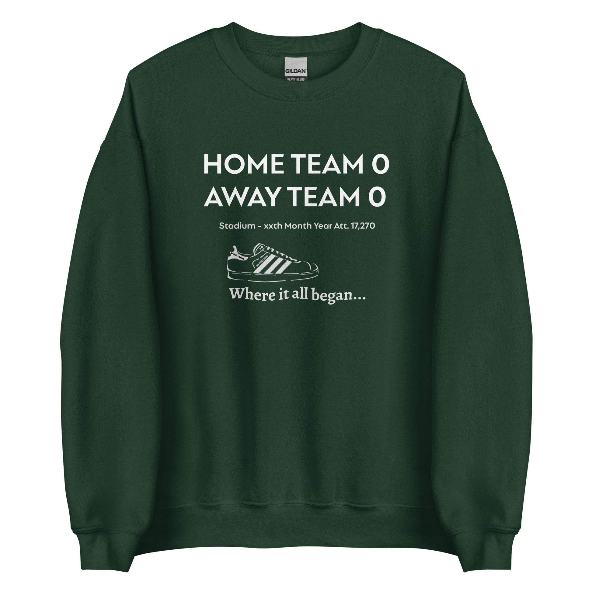 My First Game Sweatshirt PERSONALISE YOURS HERE - Game Yarns