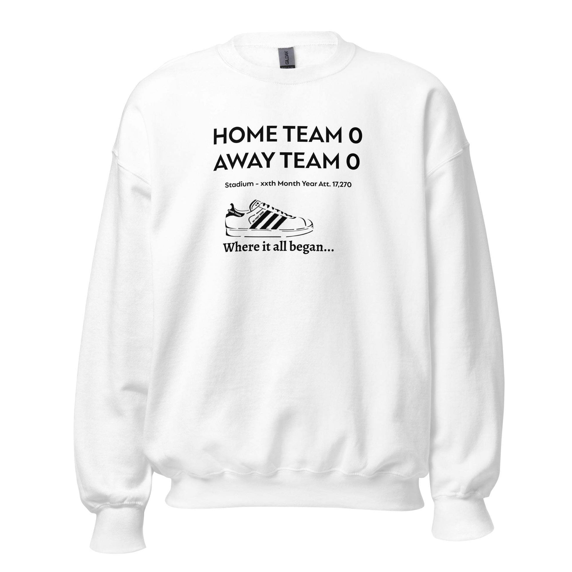 My First Game Sweatshirt PERSONALISE YOURS HERE - Game Yarns